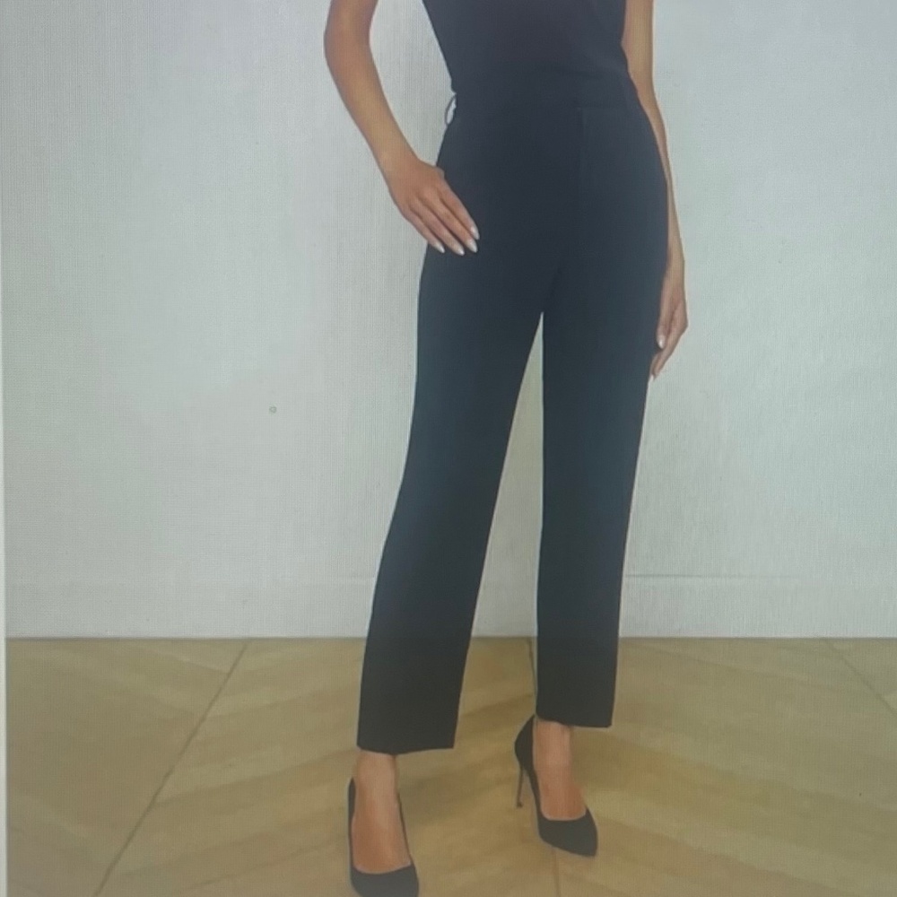 L'AGENCE White Enola Cigarette Pants sz 4 - Picture 7 of 8